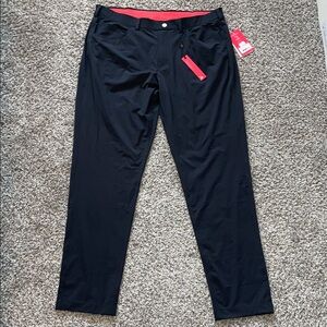 Men’s Redvanly Black Golf Pants